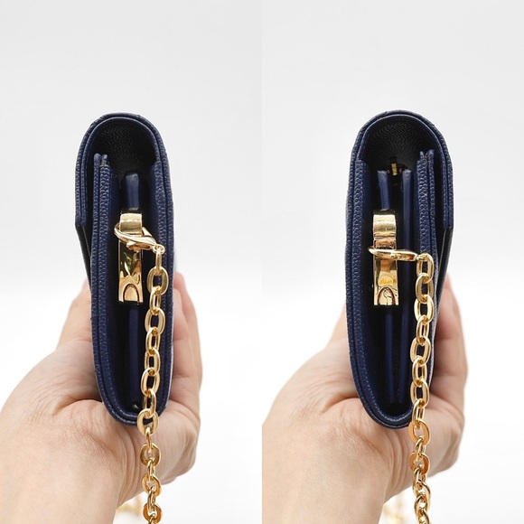 🍓YSL Monogram Flap Wallet in Grained Leather - Picture 7 of 12